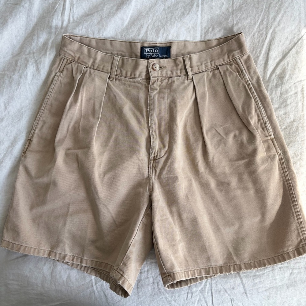 MEN’S RALPH LAUREN POLO Tan Chino Shorts